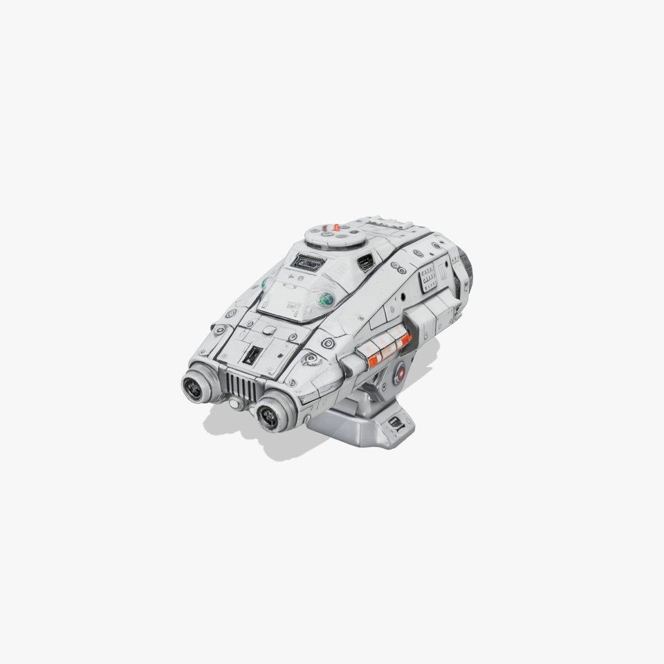 Sleek Metallic Blaster model pack